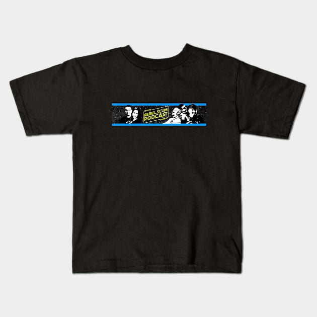 The Rebel Scum Podcast Crew Kids T-Shirt by Rebel Scum Podcast